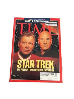 TIME Magazine Star Trek Captain Kirk Picard Shatner Stewart November 1994